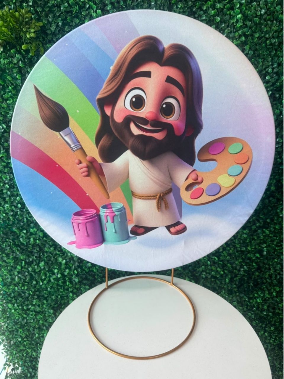 Mini Painel O Maior Pintor Do Mundo - Mouse Atelie das Festas