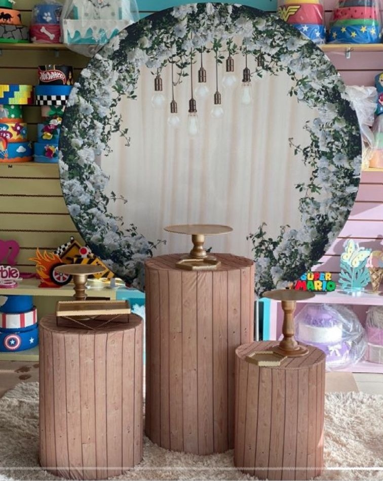 Flor Com Luz - Mouse Atelie das Festas