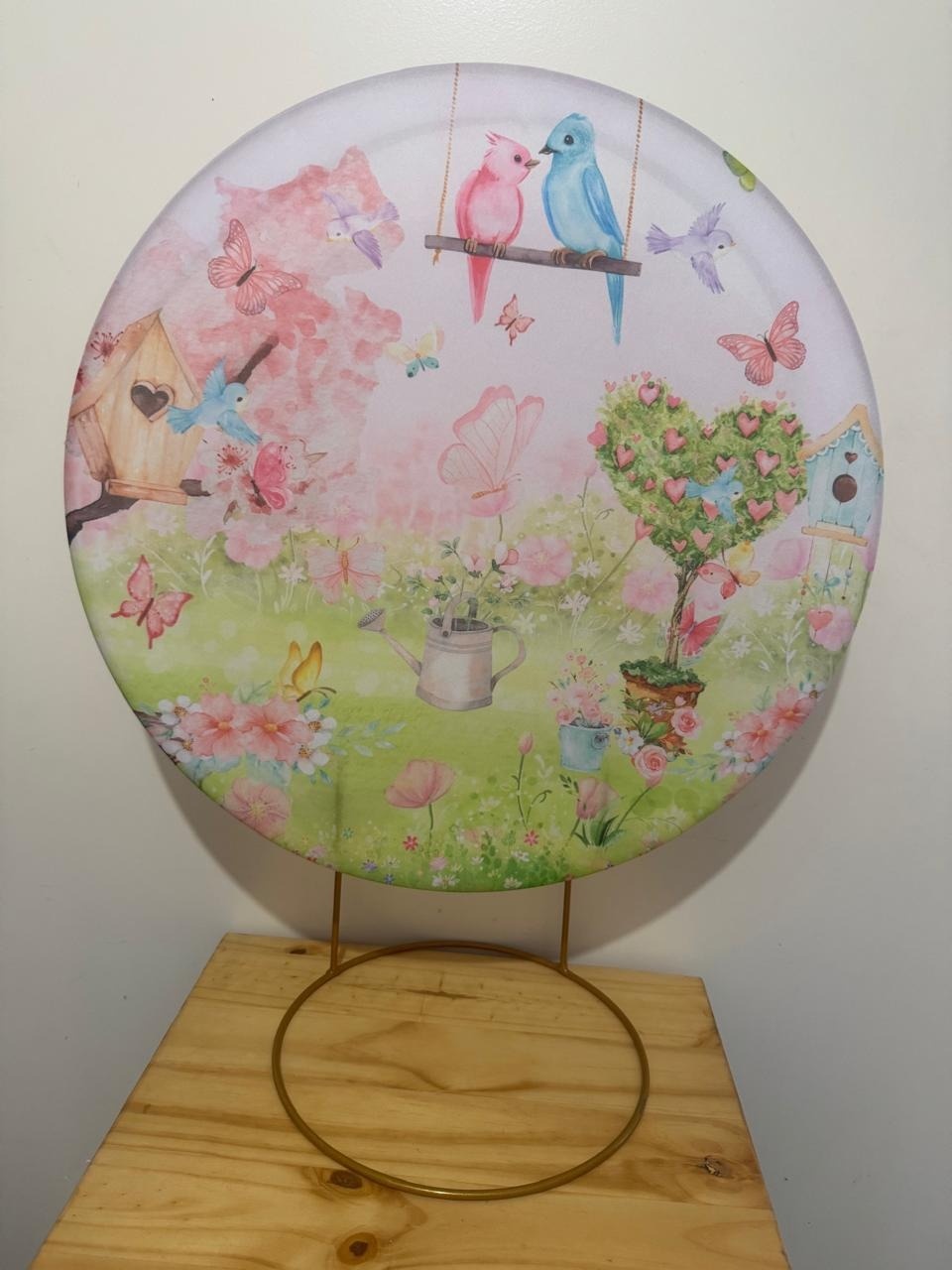 Mini Painel Jardim Borboleta - Mouse Atelie das Festas