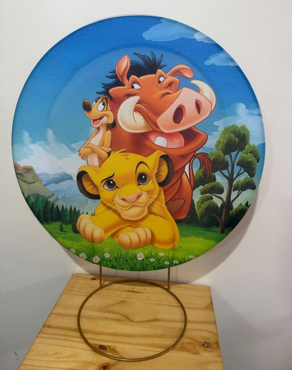 Mini Painel Rei Leão - Mouse Atelie das Festas