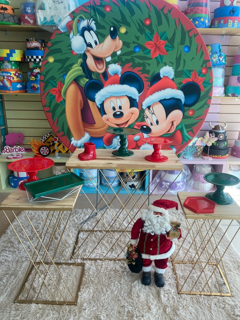 Natal Mickey - Mouse Atelie das Festas
