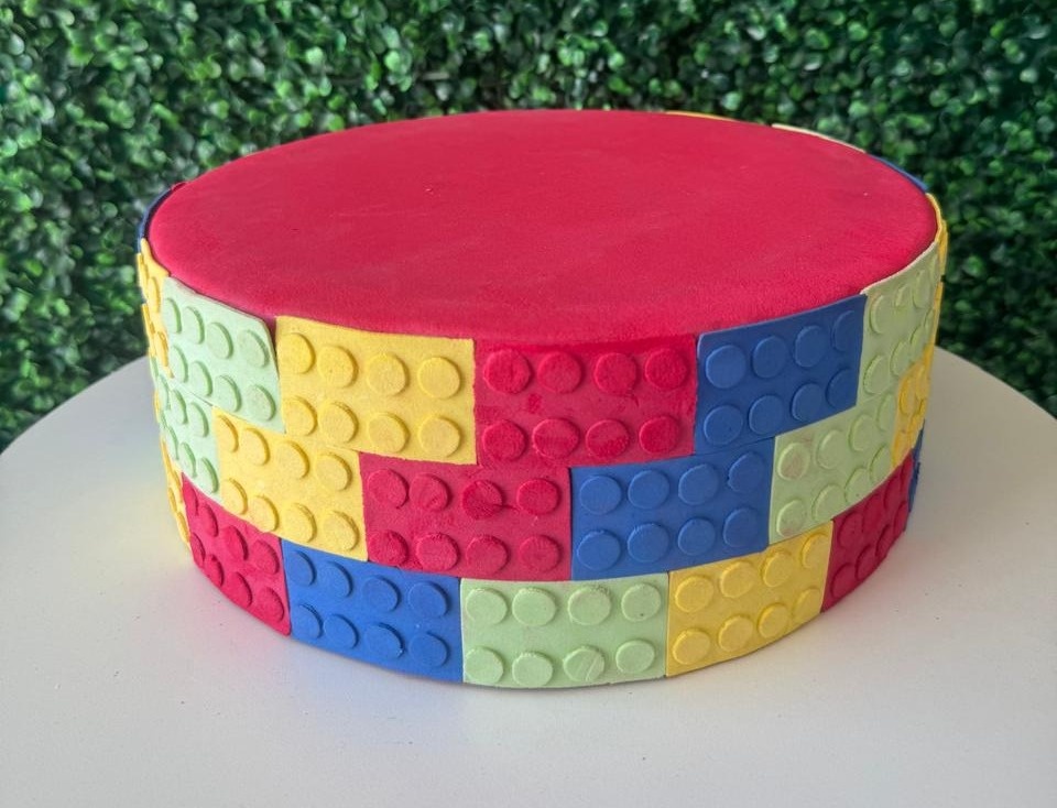 Base Para Bolo Lego - Mouse Atelie das Festas
