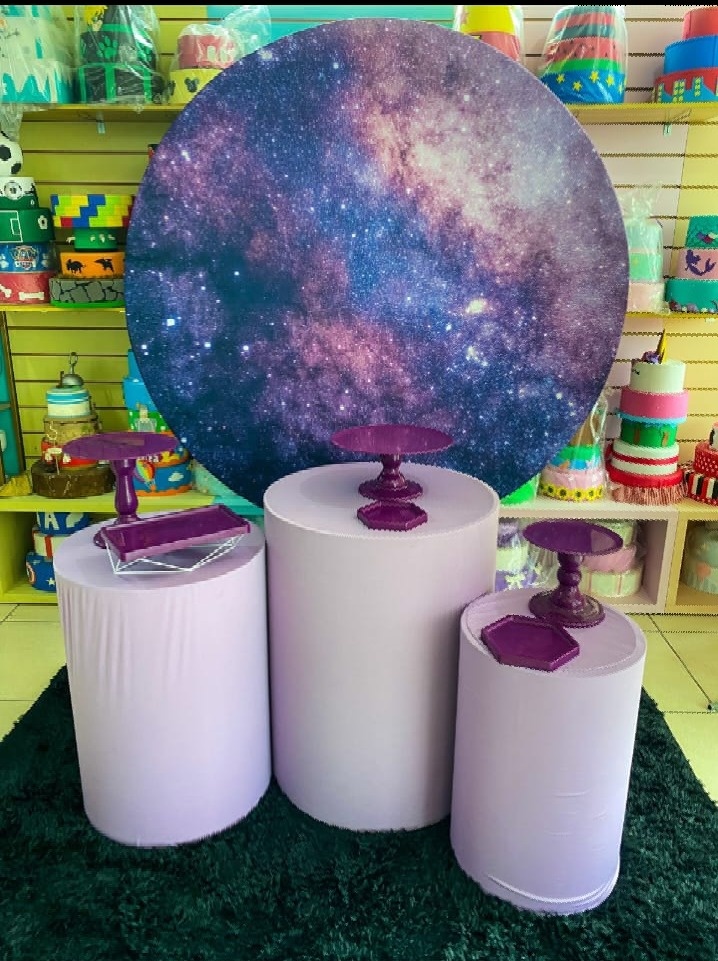 Roxo Estelar - Mouse Atelie das Festas