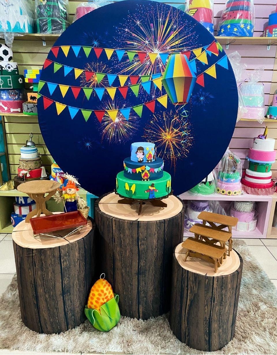 Festa Junina Bandeirinhas - Mouse Atelie das Festas
