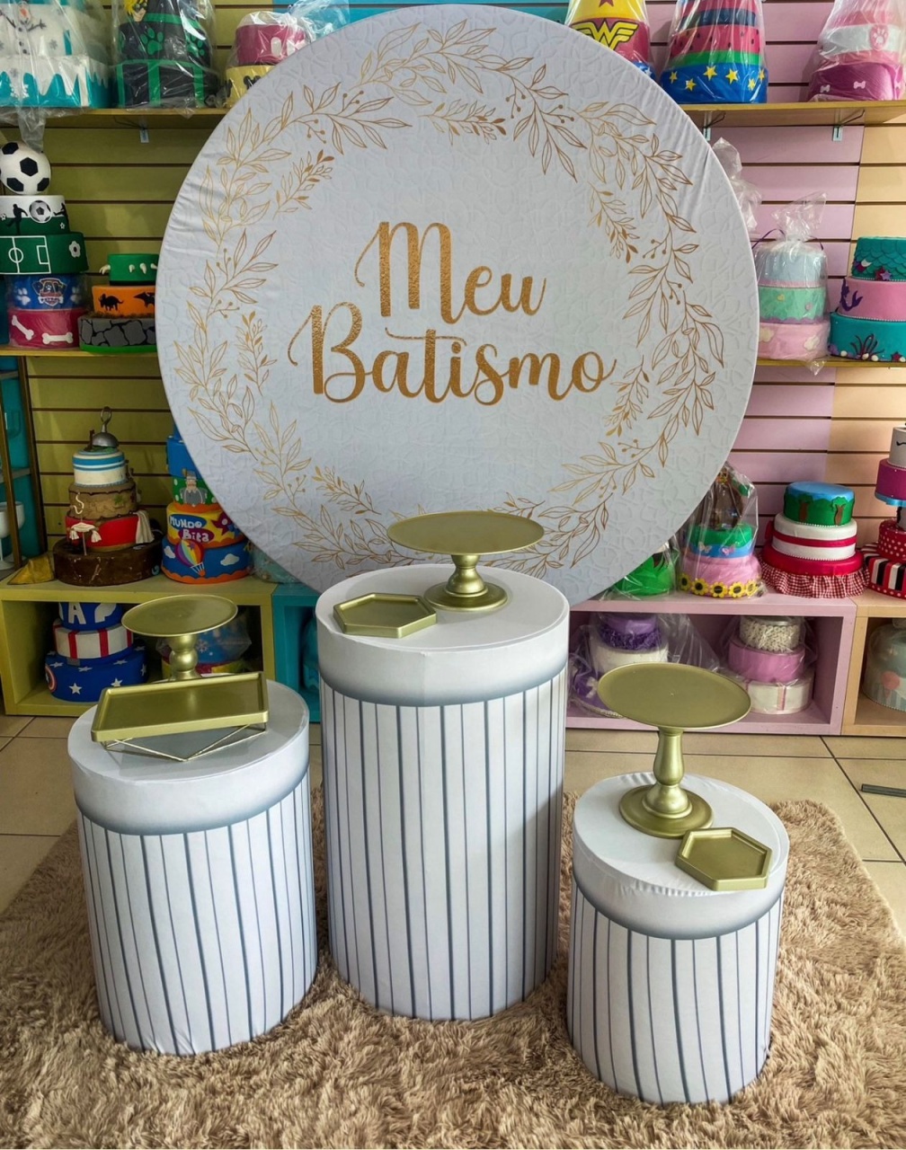 Meu Batismo - Mouse Atelie das Festas