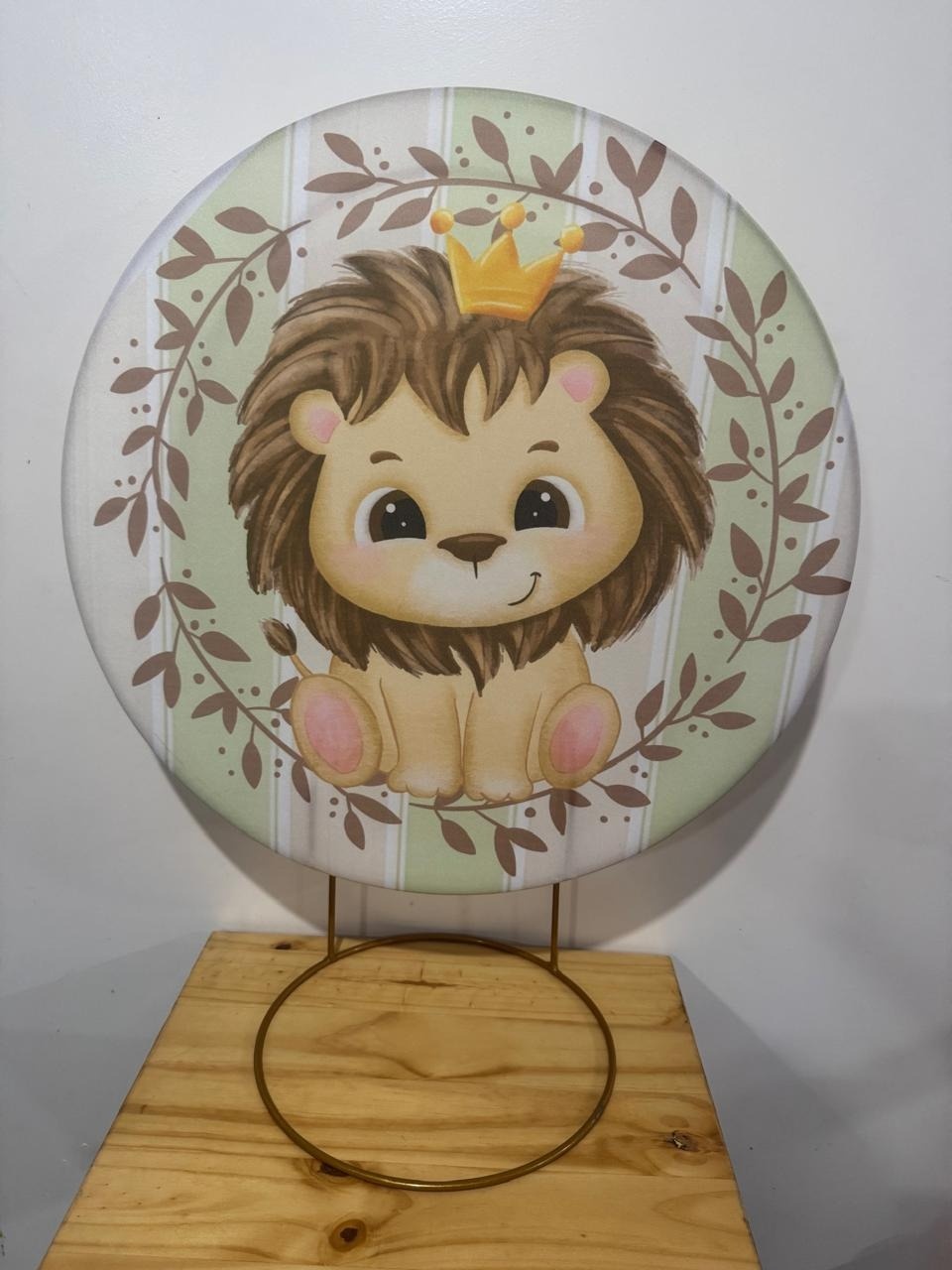 Mini Painel Leãozinho - Mouse Atelie das Festas