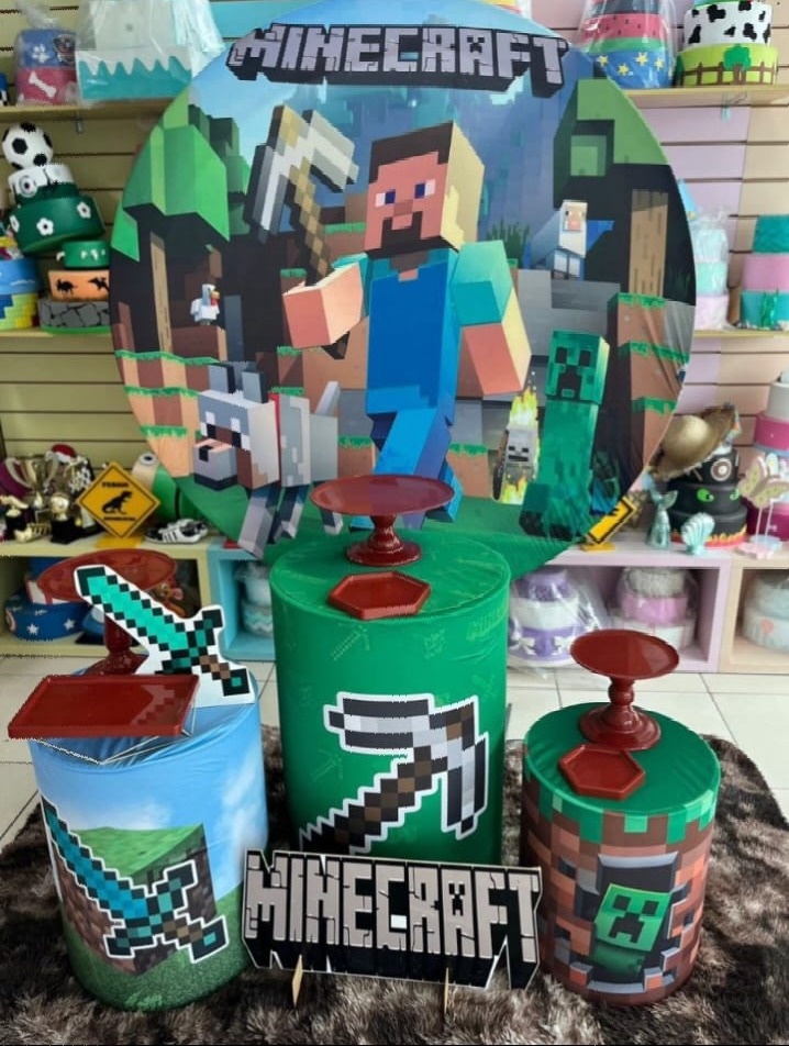 Minecraft 2 - Mouse Atelie das Festas