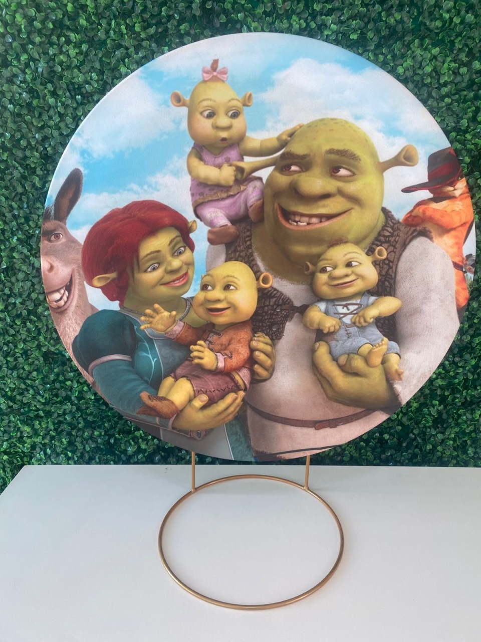 Mini Painel Shrek - Mouse Atelie das Festas