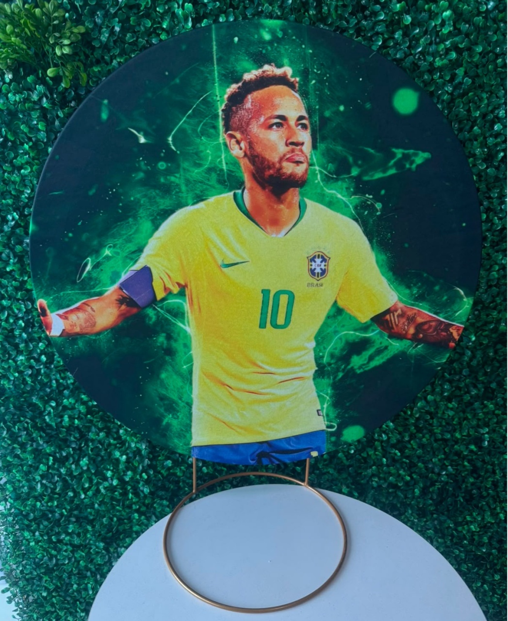 Mini Painel Neymar Brasil - Mouse Atelie das Festas