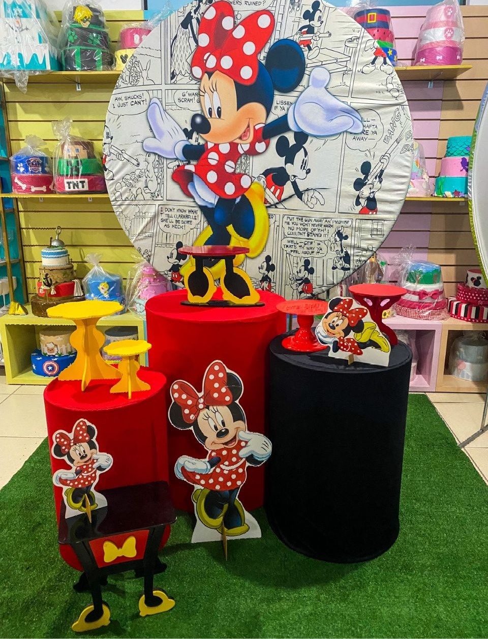 Minnie Vermelha - Mouse Atelie das Festas