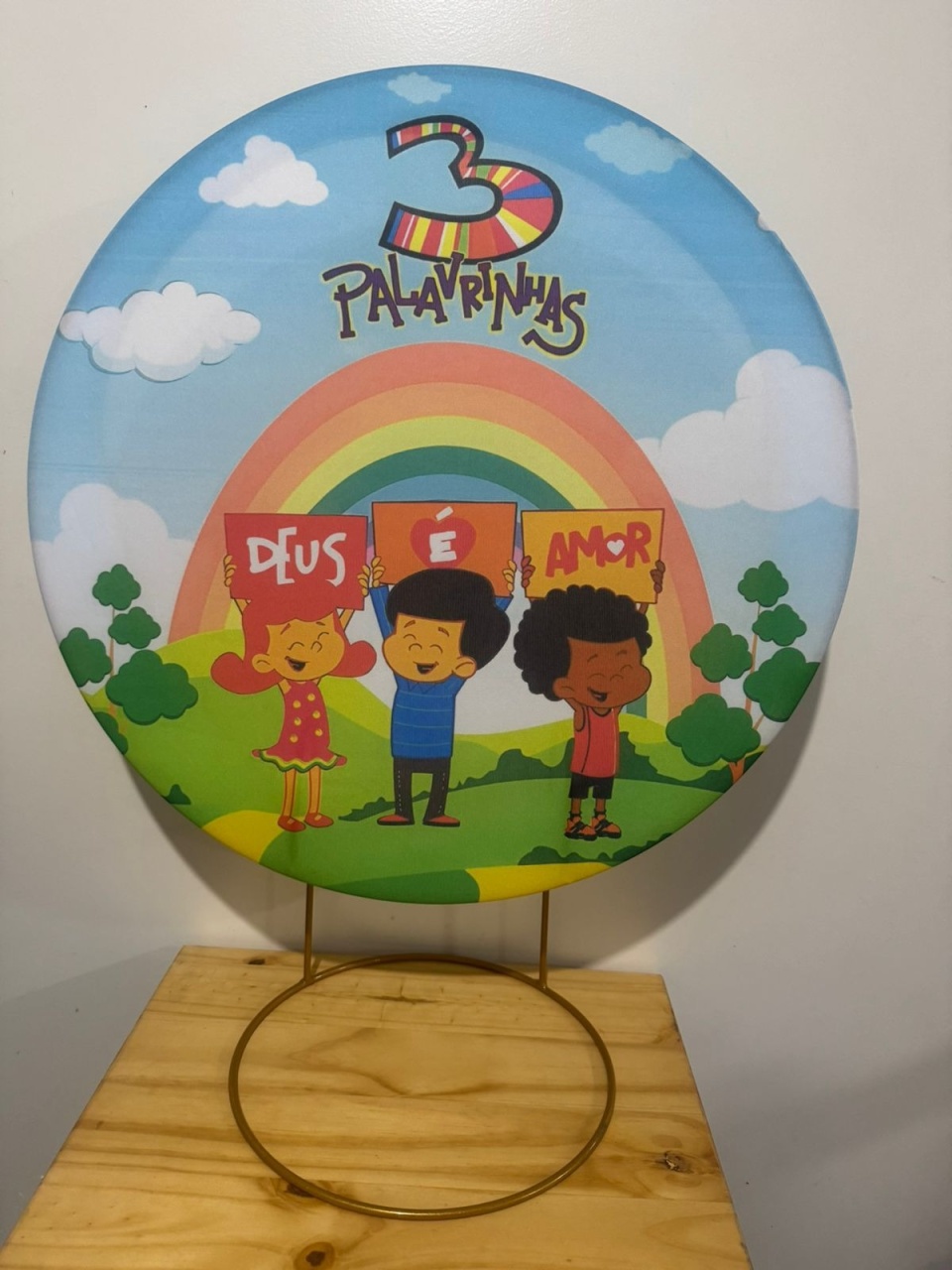 Mini Painel 3 Palavrinhas - Mouse Atelie das Festas