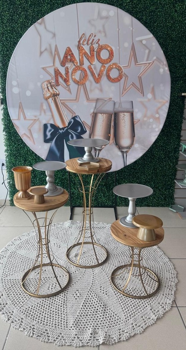 Feliz Ano Novo Laço - Mouse Atelie das Festas