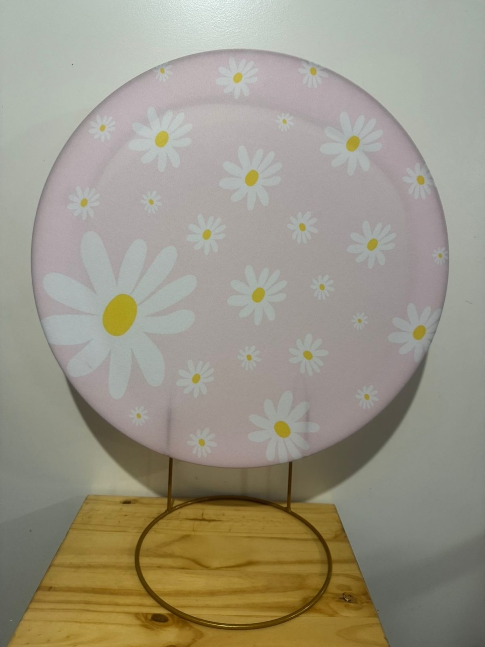 Mini Painel Margarida Rosa - Mouse Atelie das Festas