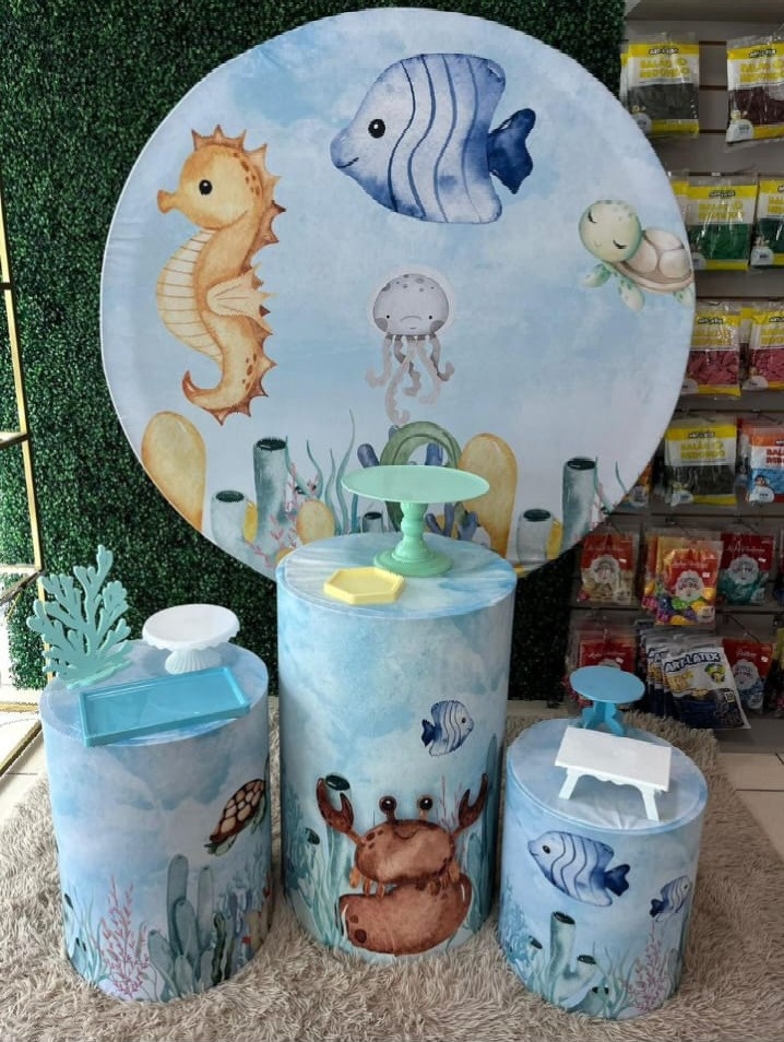 Fundo Do Mar Menino - Mouse Atelie das Festas