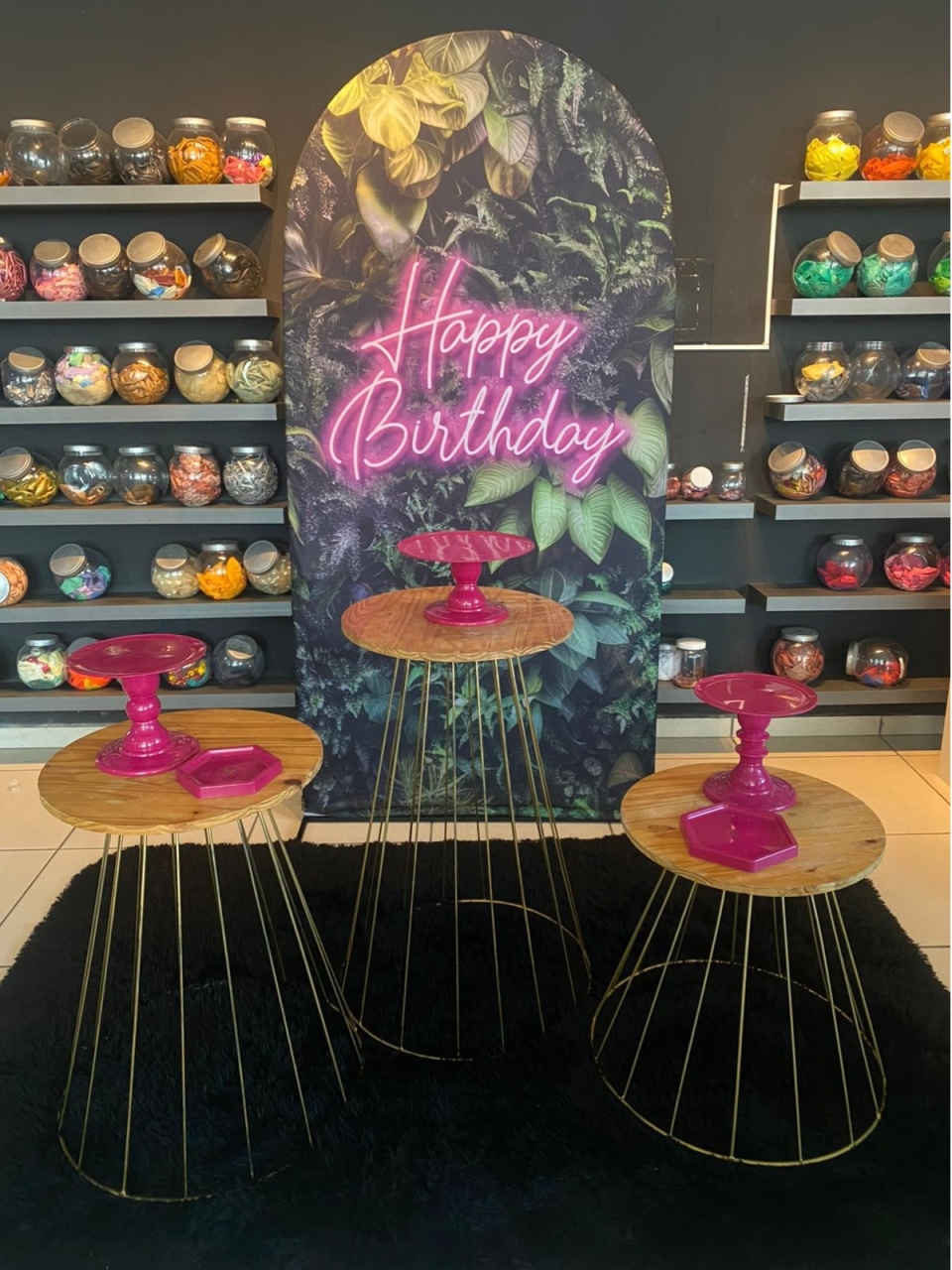 Romano Happy Birthday Neon Rosa - Mouse Atelie das Festas