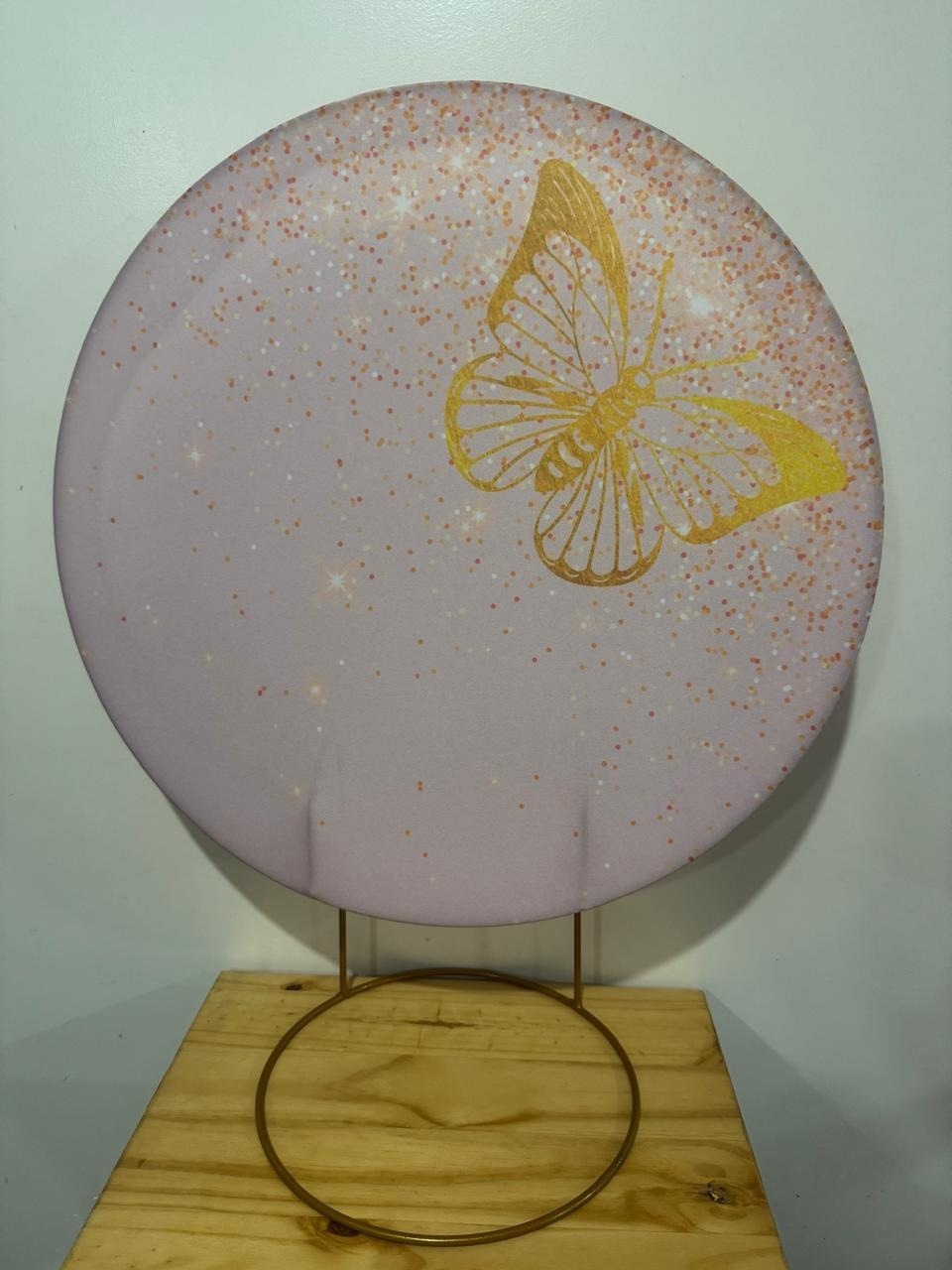 Mini Painel Borboleta Glitter - Mouse Atelie das Festas