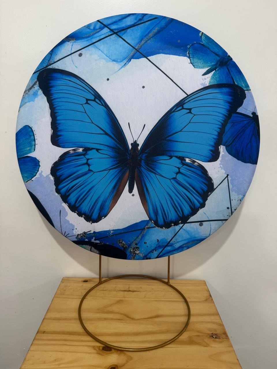 Mini Painel Borboleta Azul - Mouse Atelie das Festas