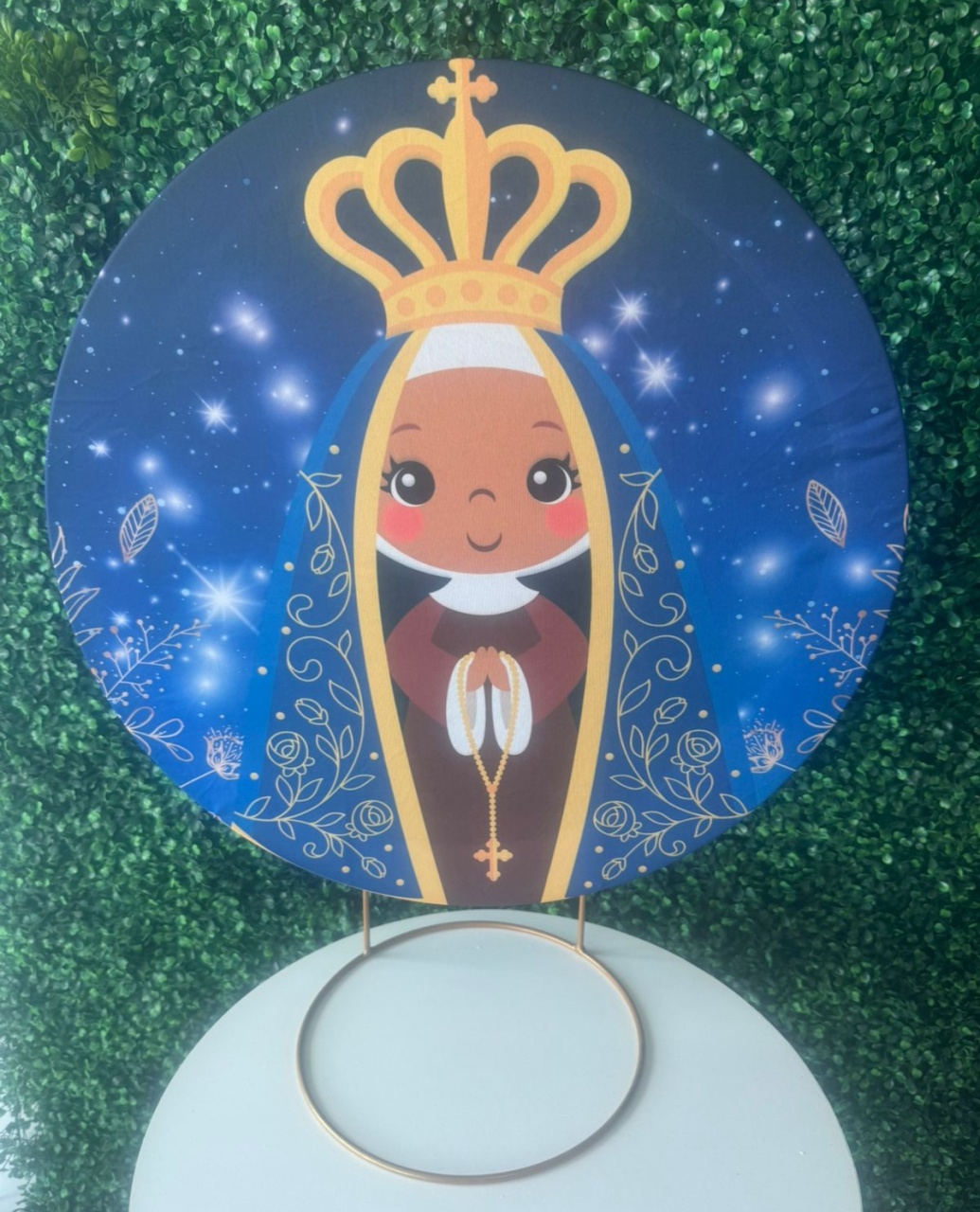 Mini Painel Nossa Senhora - Mouse Atelie das Festas