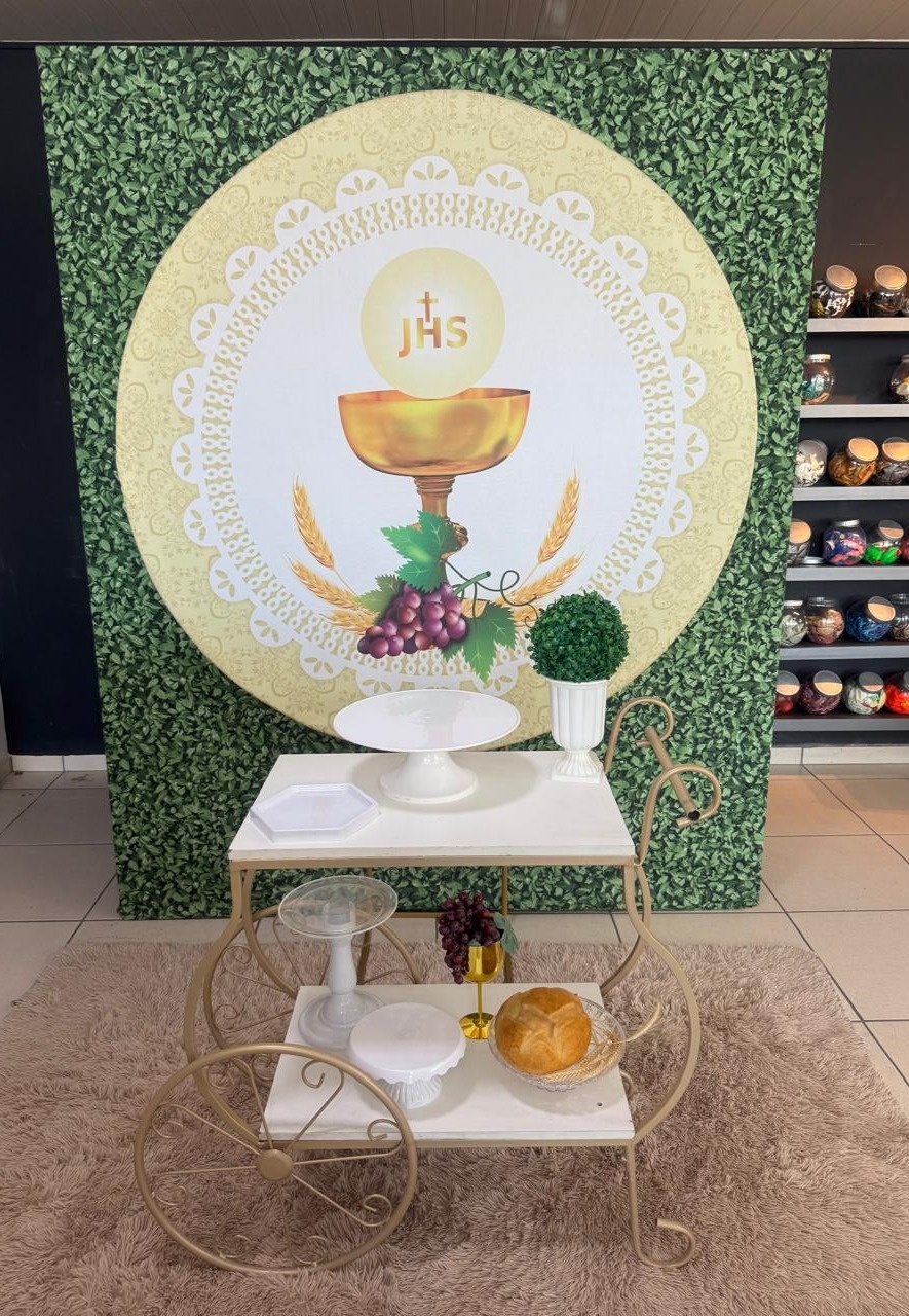 Comunhão Cálice Dourado Novo - Mouse Atelie das Festas