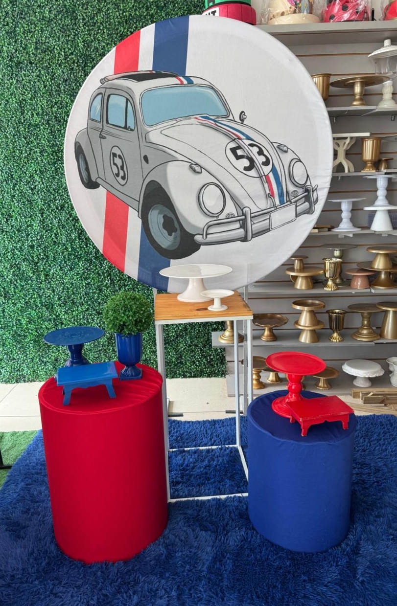 Meu Fusca Herbie 1,30 - Mouse Atelie das Festas