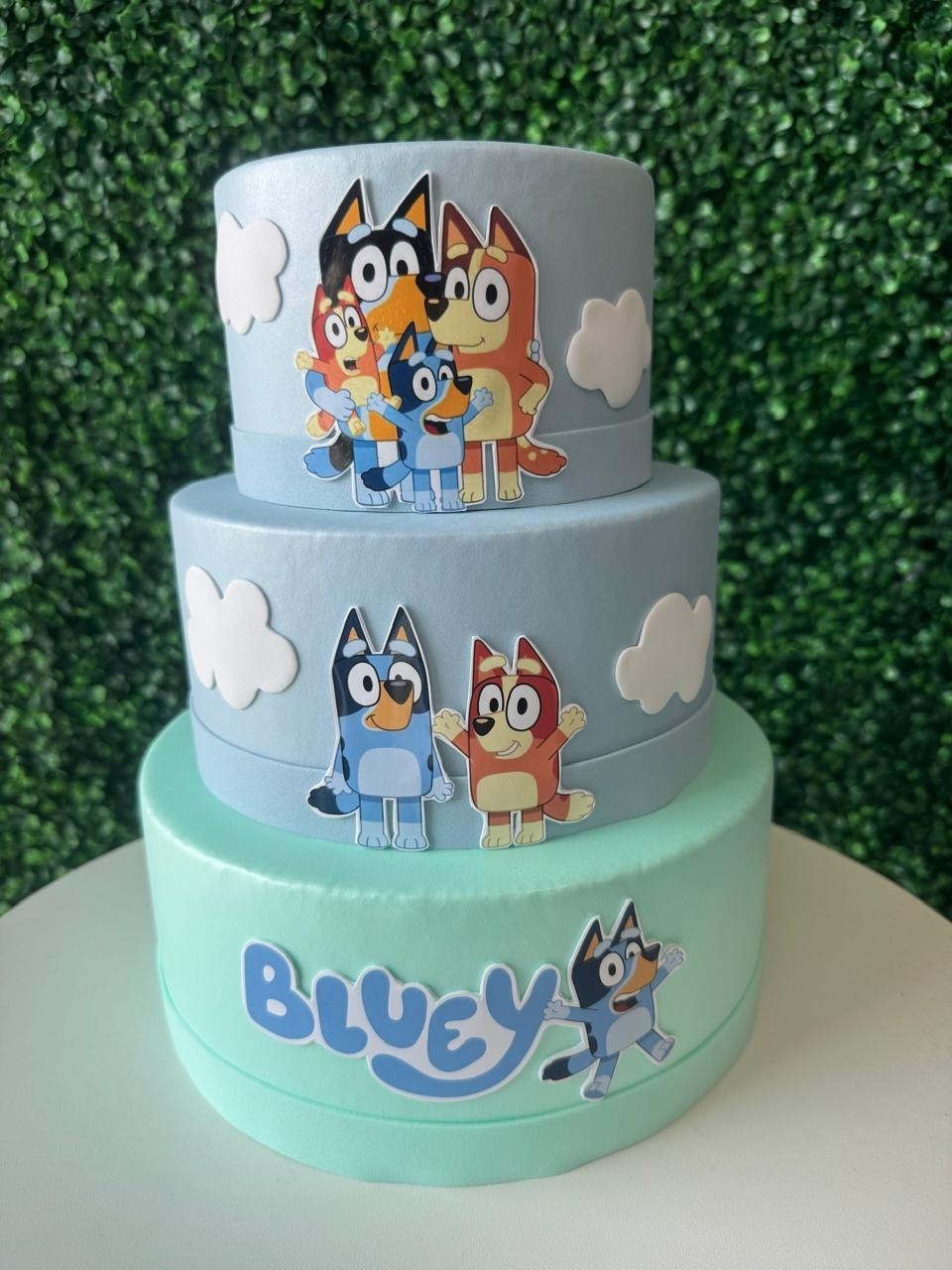 Bolo Fake Bluey - Mouse Atelie das Festas