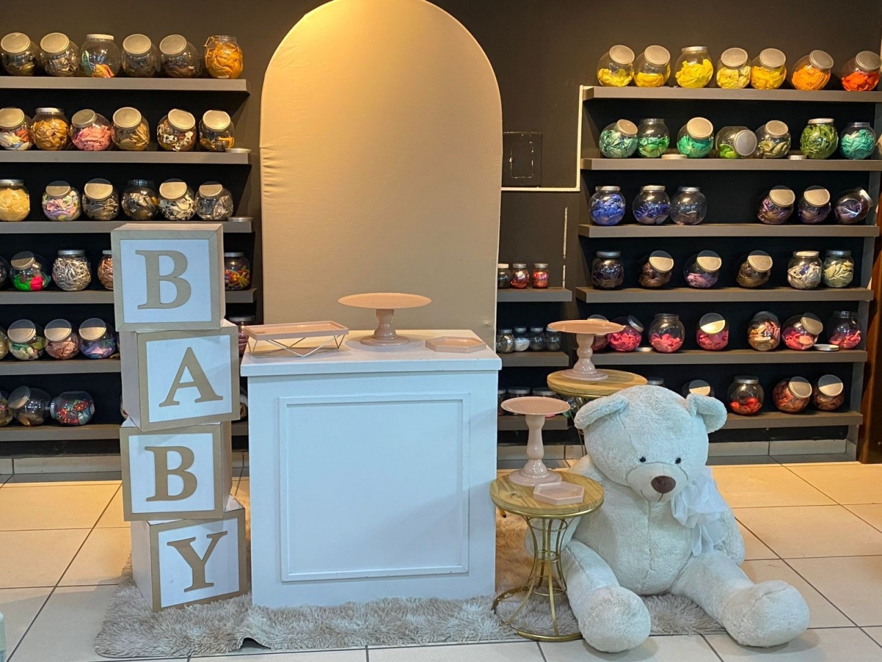 Chá de Bebê Clean Urso - Mouse Atelie das Festas