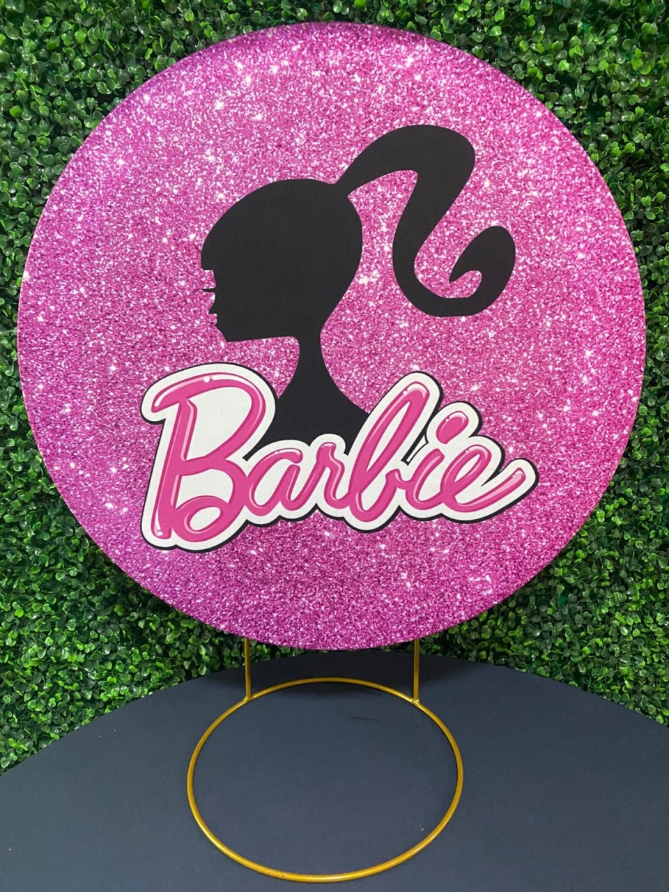 Mini Painel Barbie Silhueta - Mouse Atelie das Festas