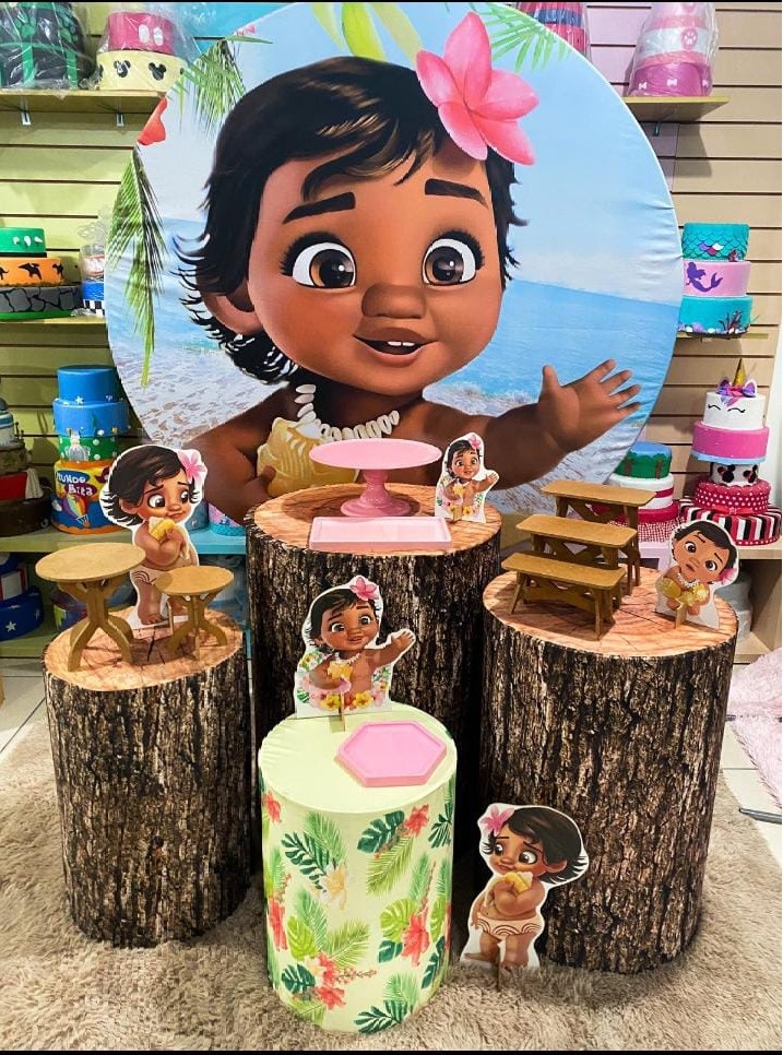 Moana Baby - Mouse Atelie das Festas