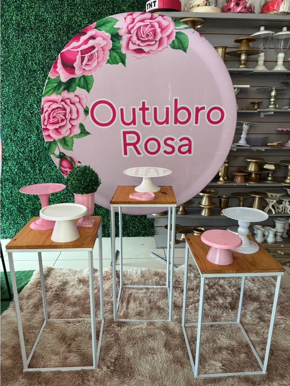 Outubro Rosa - Mouse Atelie das Festas