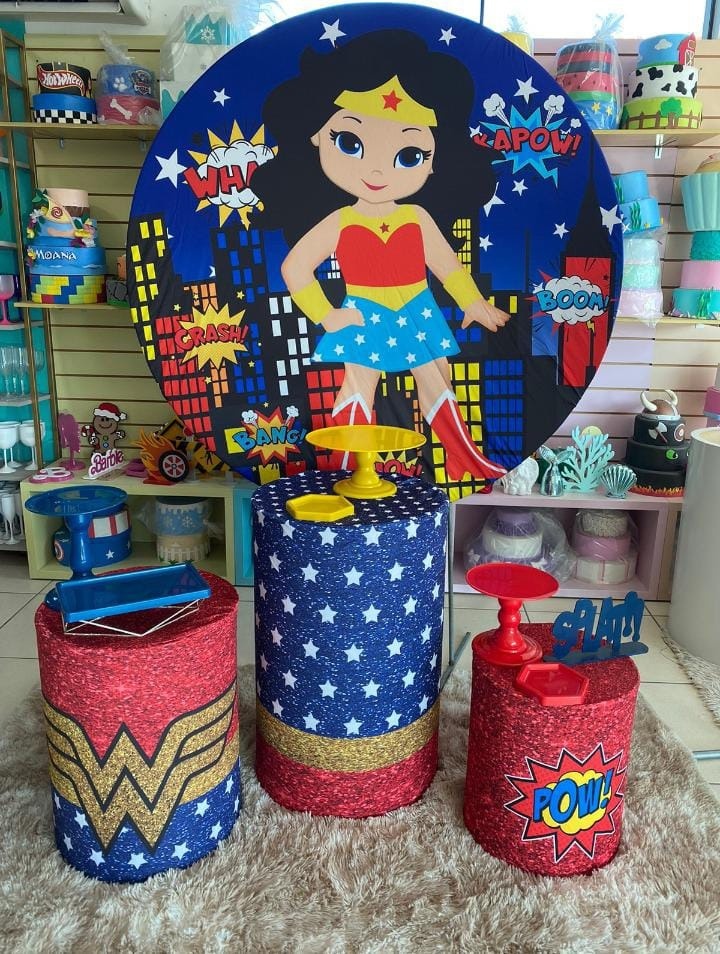 Mulher Maravilha Kids - Mouse Atelie das Festas