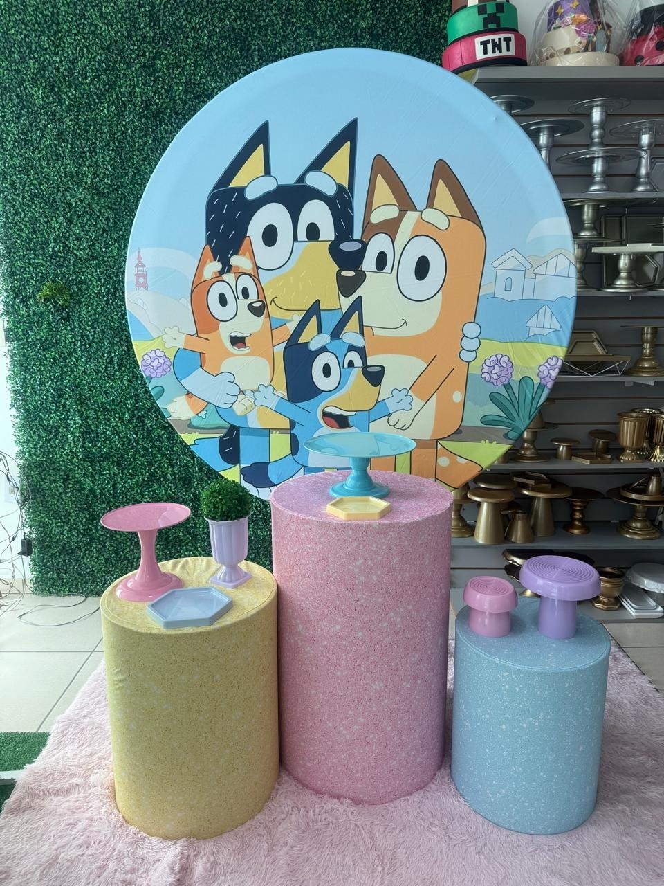 Bluey Menina - Mouse Atelie das Festas
