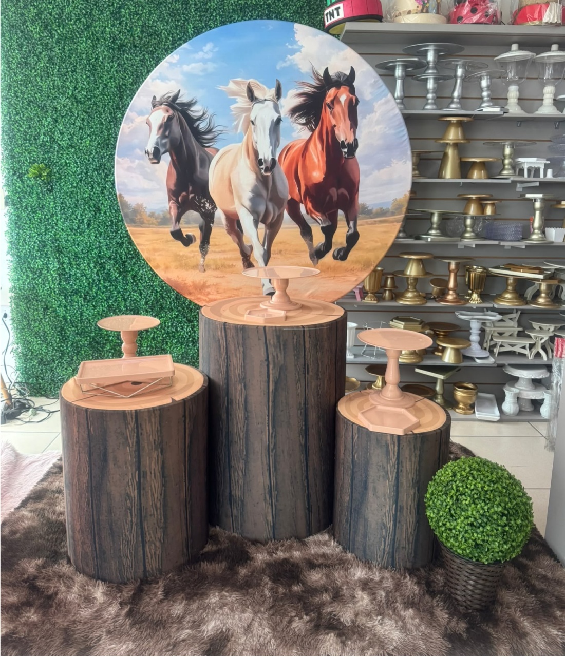 Trio de Cavalos - Mouse Atelie das Festas