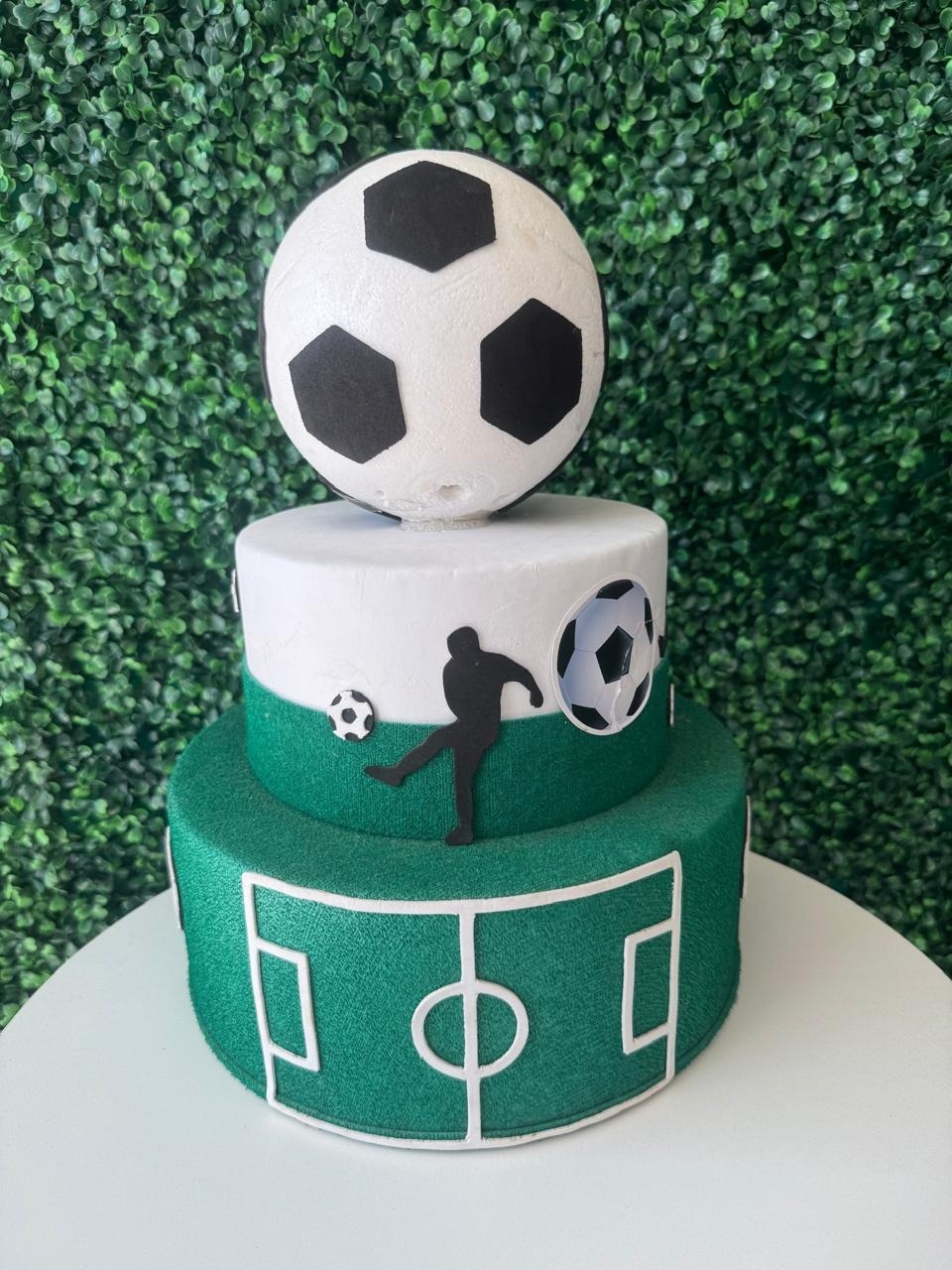Bolo Fake Futebol - Mouse Atelie das Festas