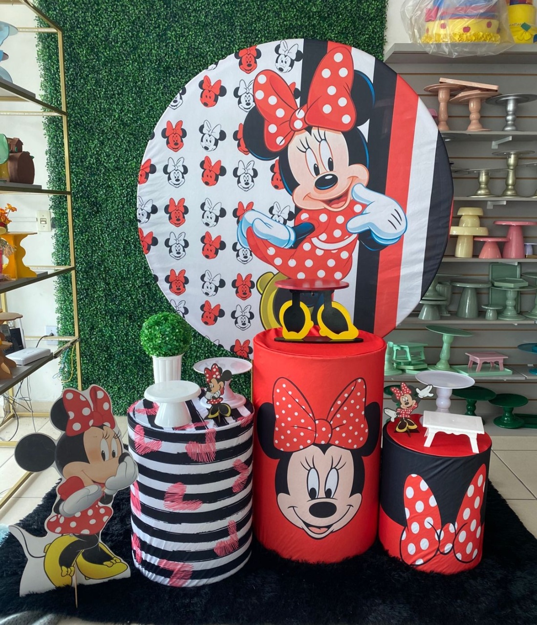 Minnie Vermelha 3 - Mouse Atelie das Festas