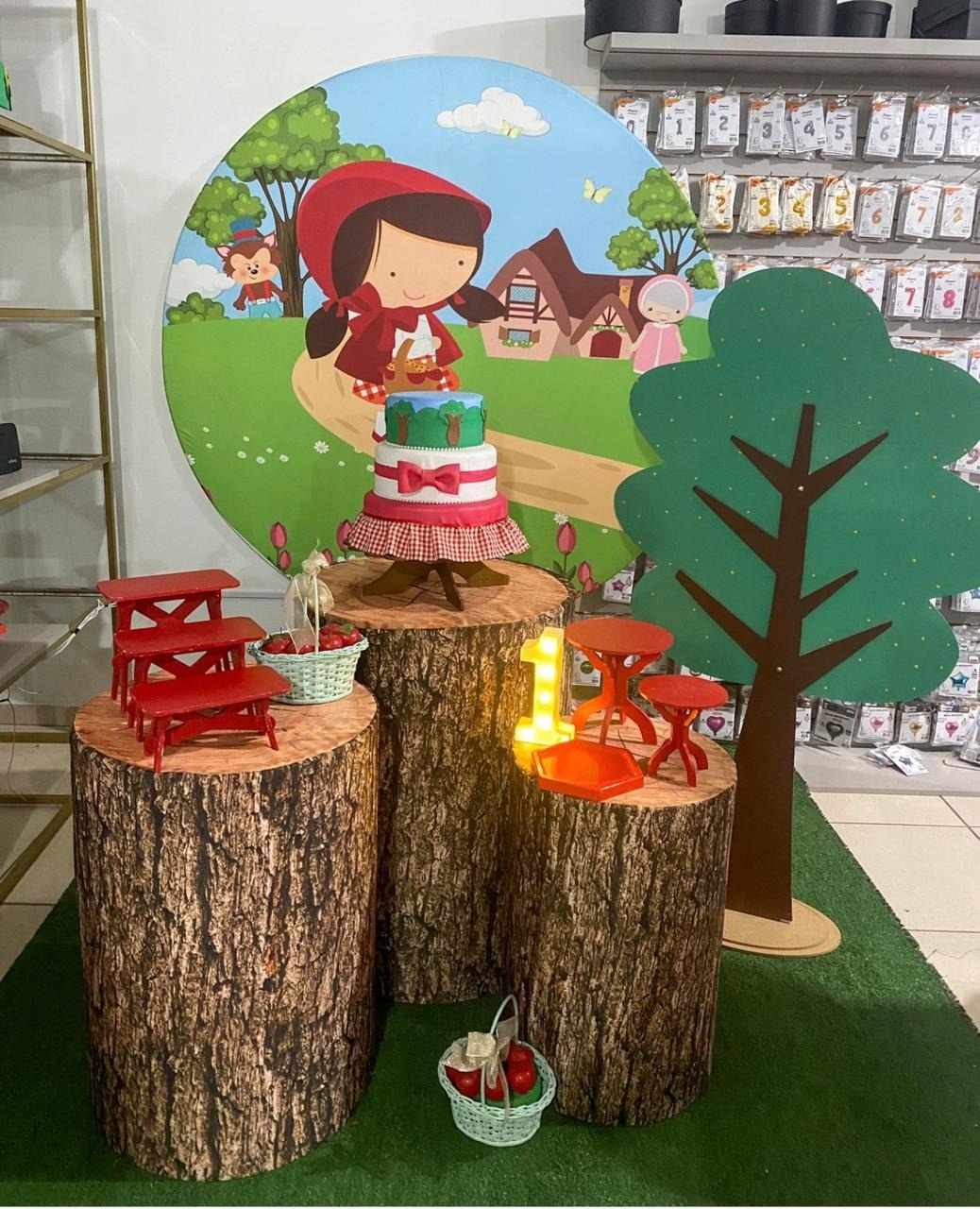 Chapeuzinho Vermelho - Mouse Atelie das Festas