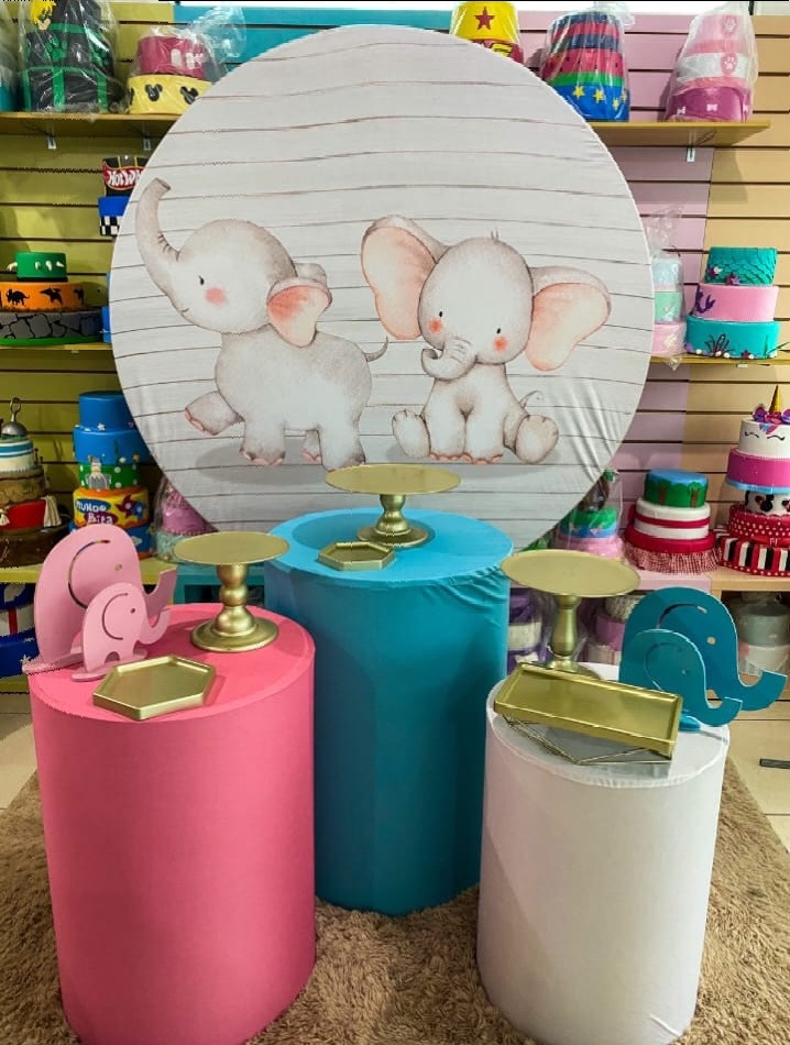 Elefantinho Revelação - Mouse Atelie das Festas