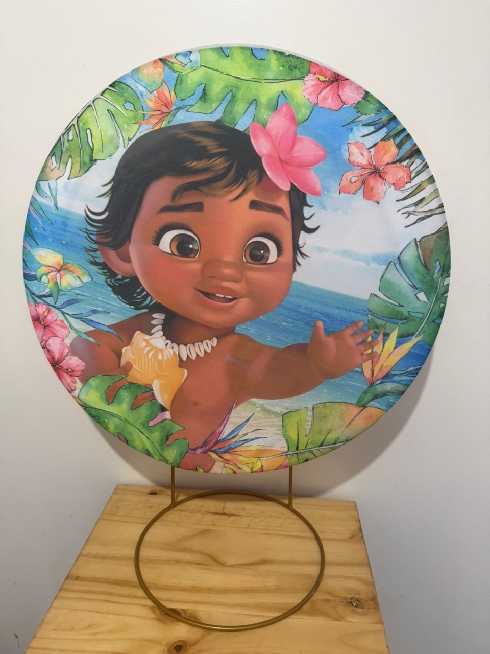 Mini Painel Moana Baby - Mouse Atelie das Festas