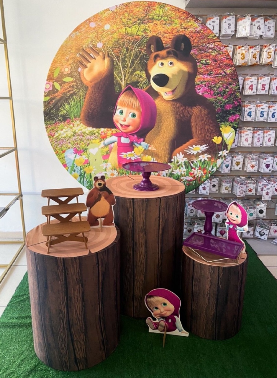 Masha E O Urso 2 - Mouse Atelie das Festas