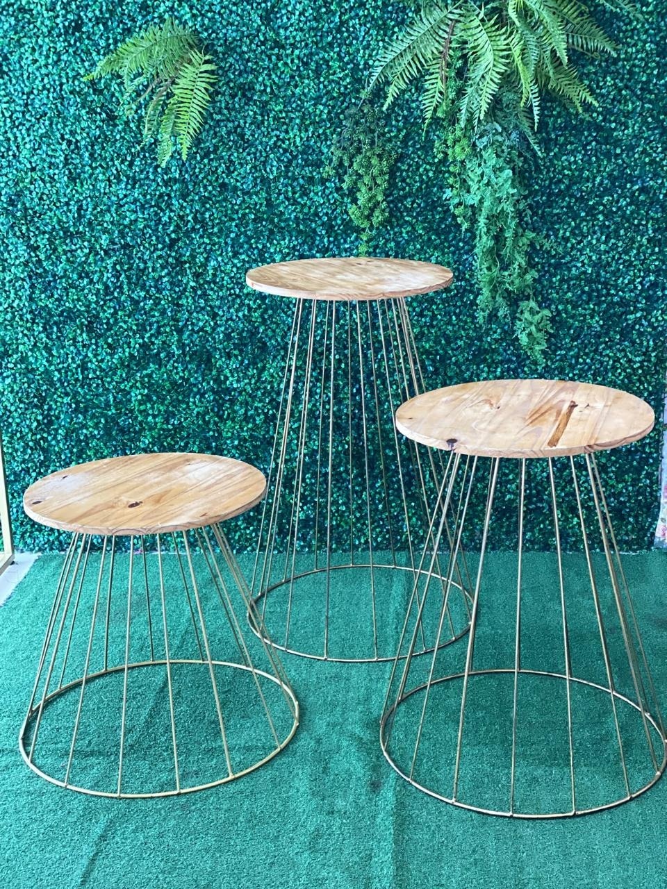 Mesa Trio Cone - Mouse Atelie das Festas