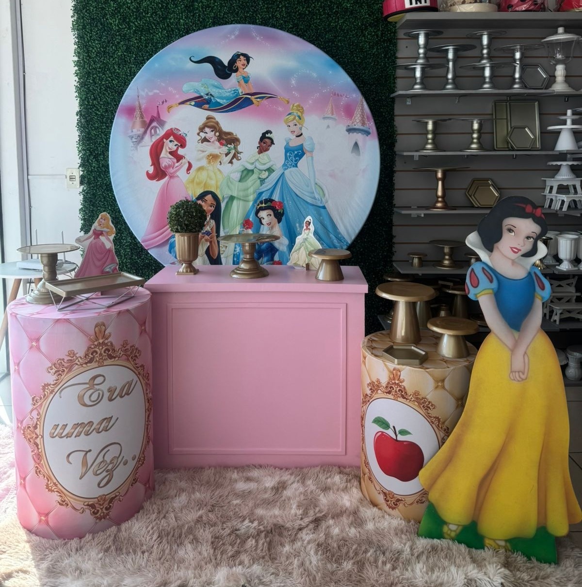 Princesas Jasmine Tapete - Mouse Atelie das Festas