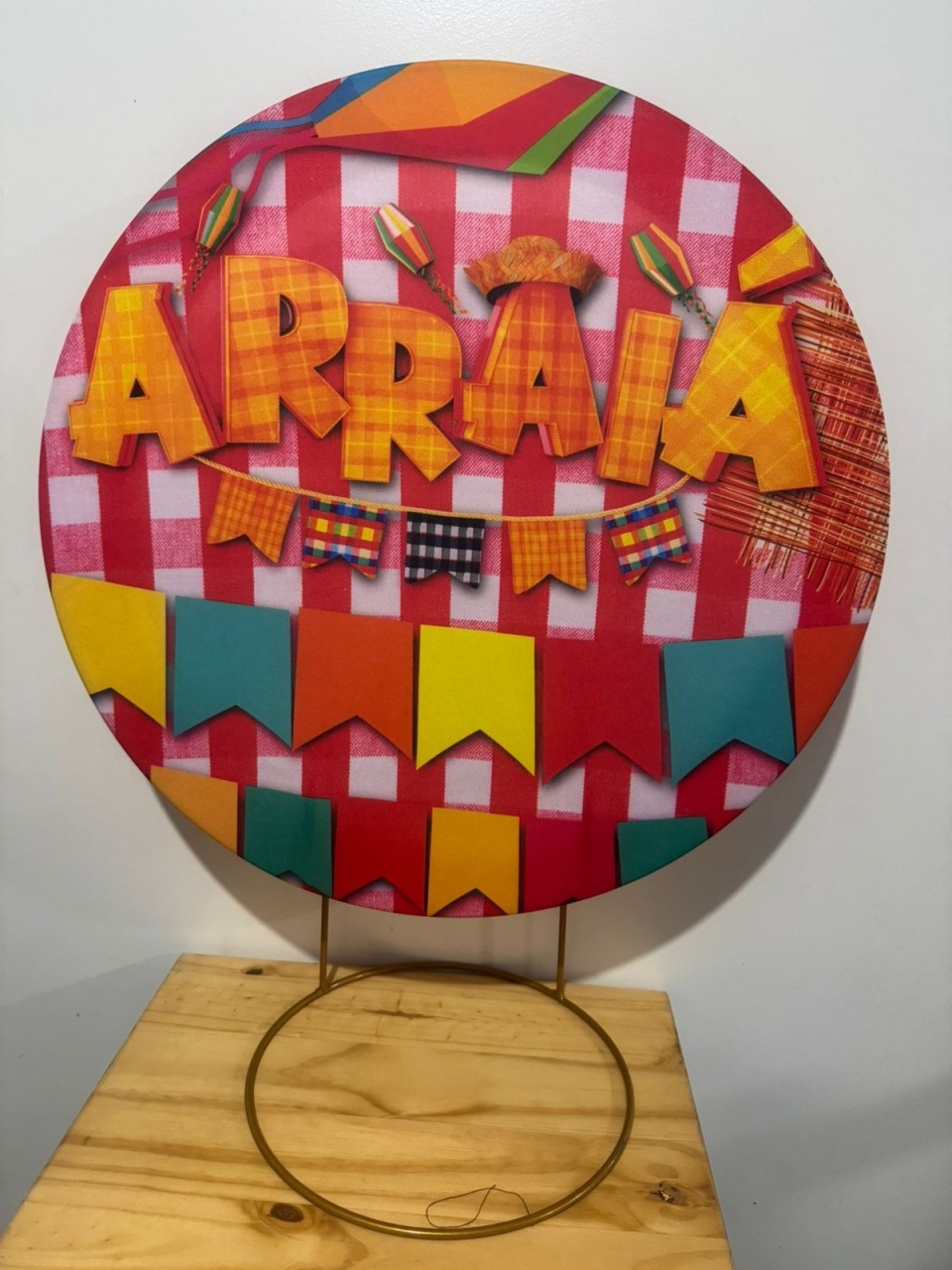 Mini Painel Arraiá 2 - Mouse Atelie das Festas