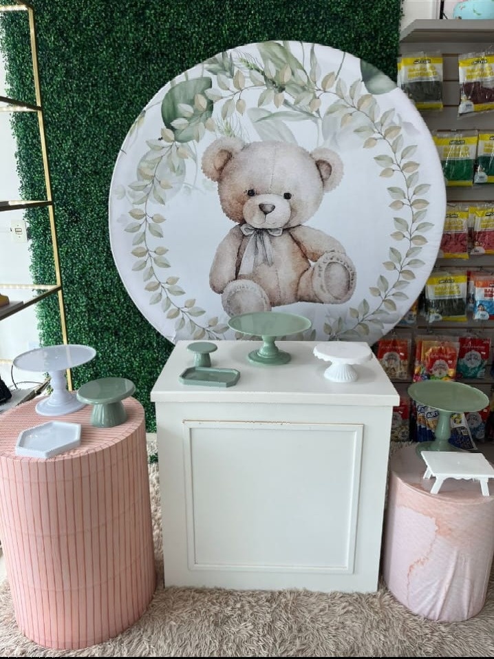 Urso Aquarelado Novo - Mouse Atelie das Festas