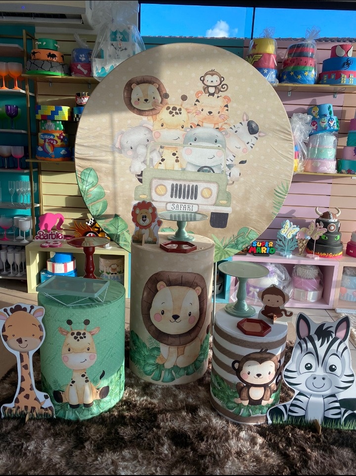 Safari Jeep Menino - Mouse Atelie das Festas