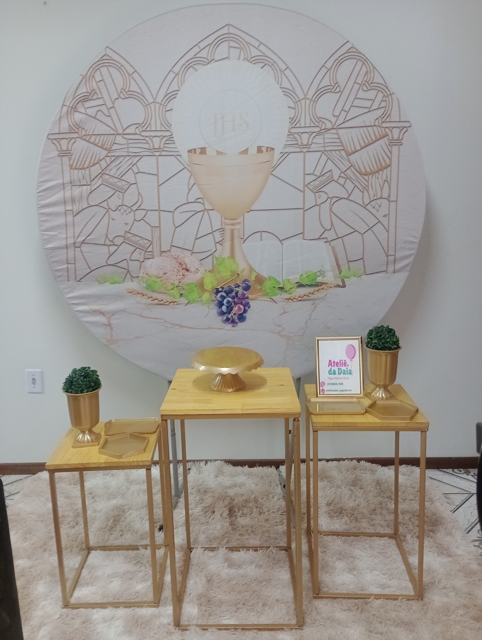 Crisma Ou 1 Eucaristia  - Ateliê da Daia Pegue Monte & Doces 