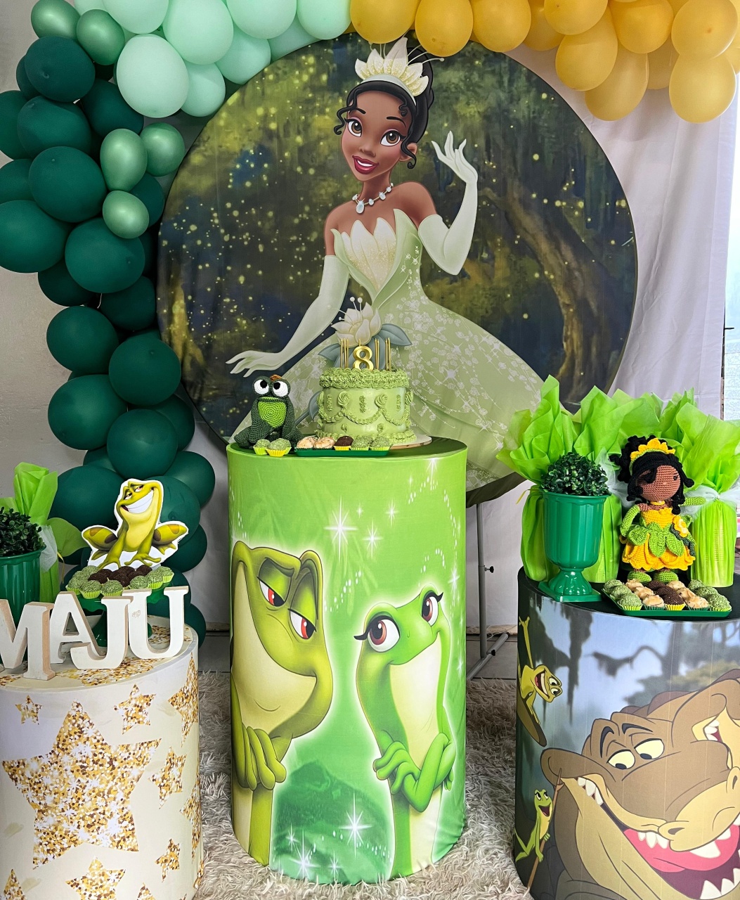 Princesa Tiana (A Princesa E O Sapo ) - Ateliê da Daia Pegue Monte & Doces 