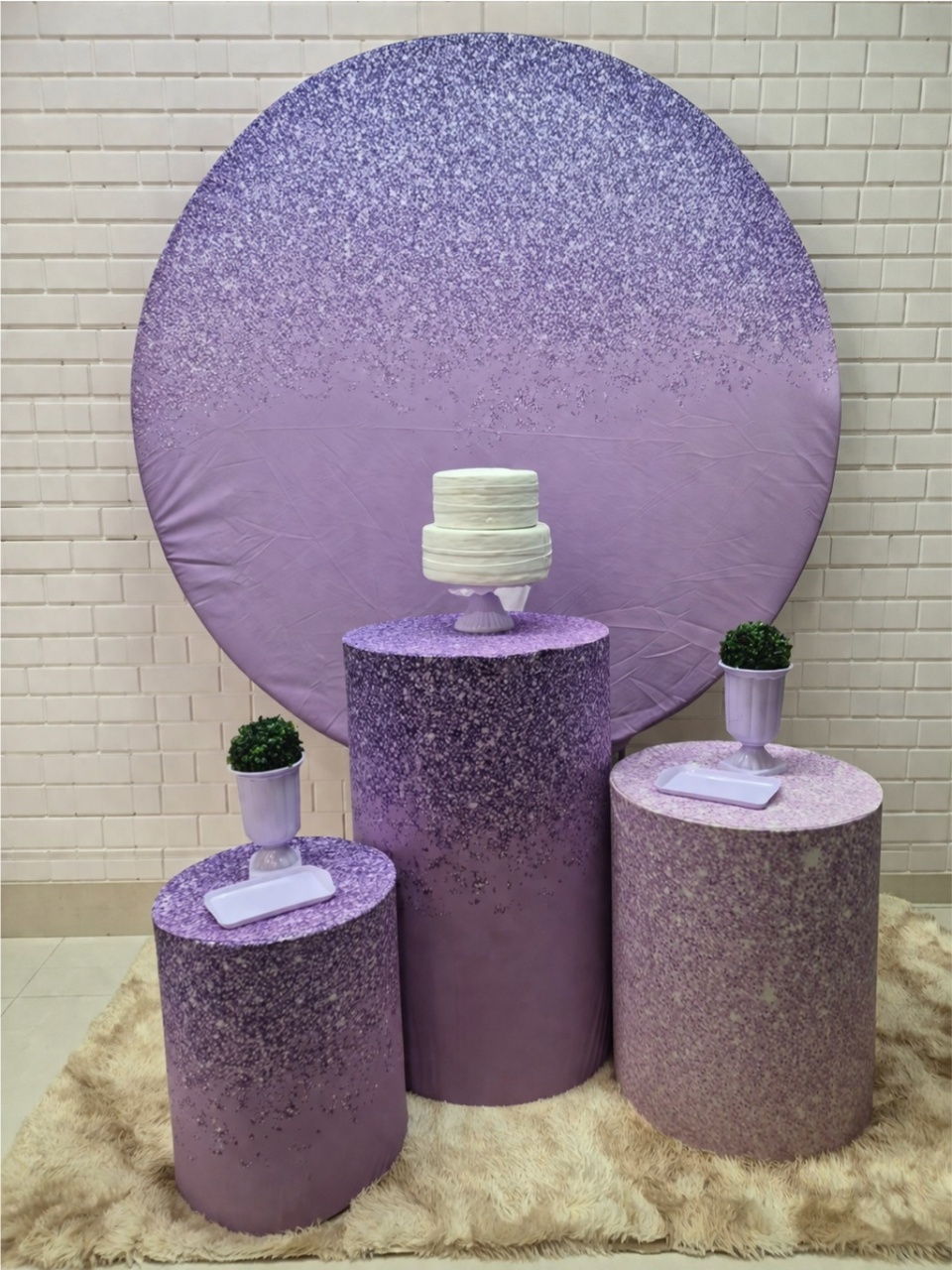 Glitter Lilás - Ateliê da Daia Pegue Monte & Doces 
