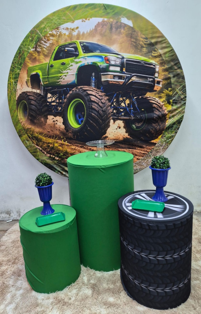Carro Caminhonete - Ateliê da Daia Pegue Monte & Doces 