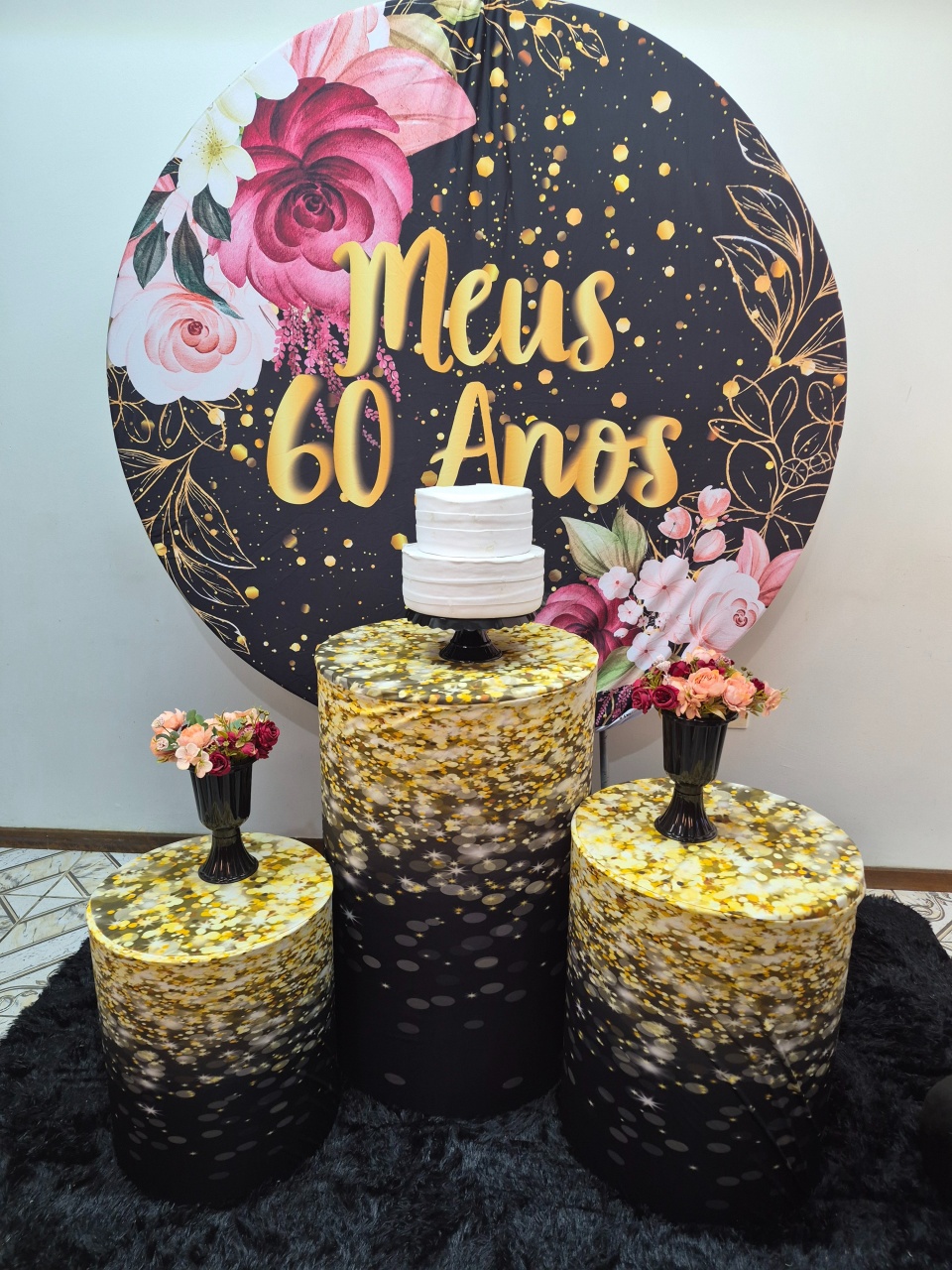Meus 60 Anos - Ateliê da Daia Pegue Monte & Doces 
