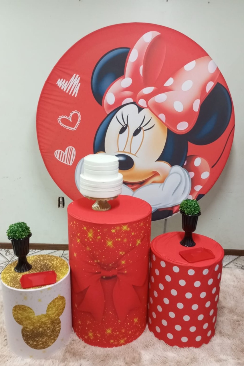 Minnie Vermelha  - Ateliê da Daia Pegue Monte & Doces 
