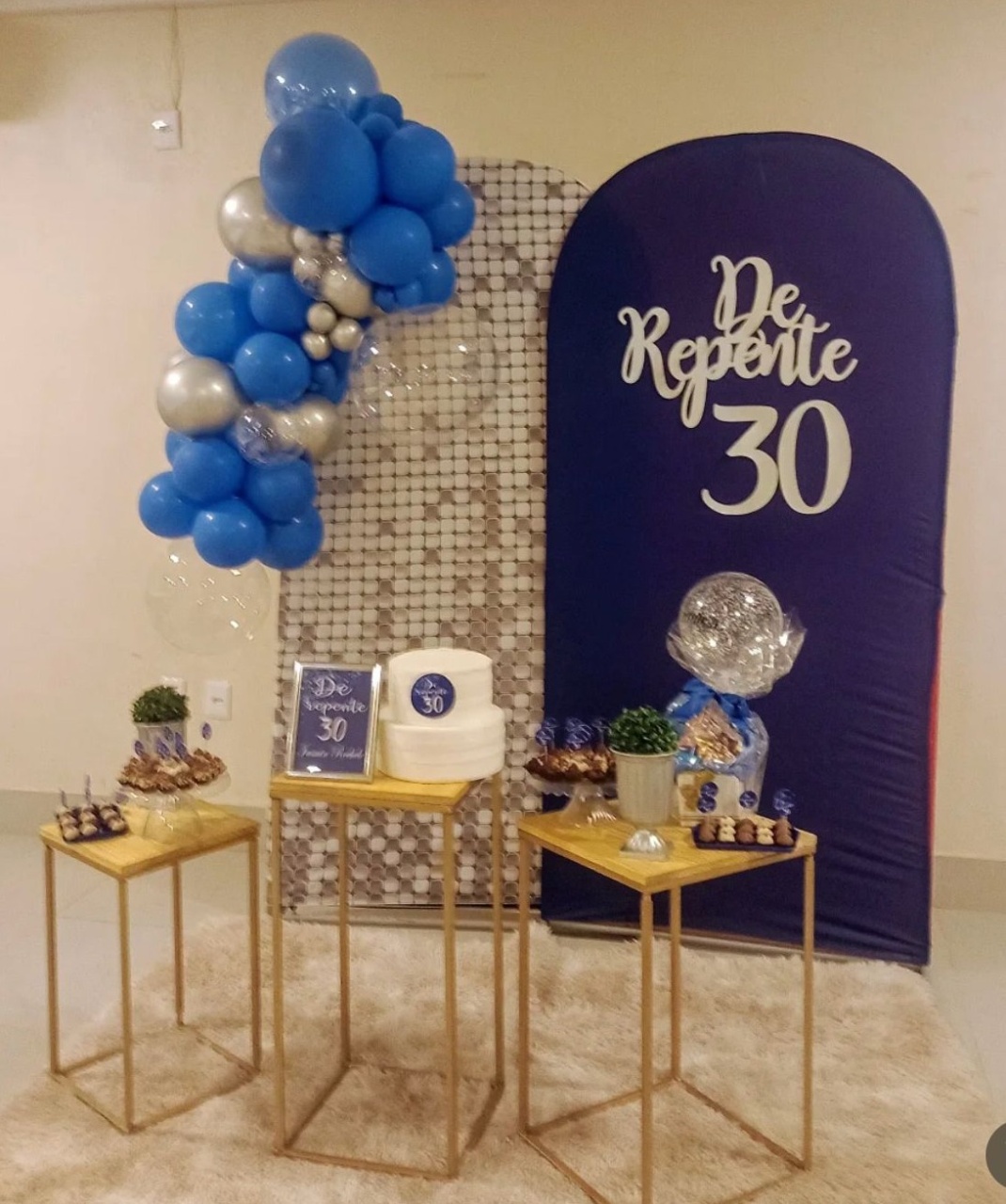 de Repente 30 Com 2 Arcos Romanos  - Ateliê da Daia Pegue Monte & Doces 